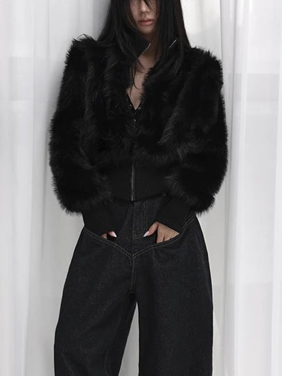 Soft Thick Pile Furry Jacket Main image