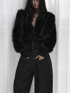 Soft Thick Pile Furry Jacket