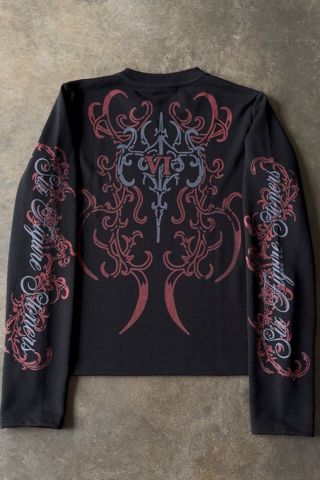 Ornate Graphic Long Sleeve Sweatshirt Secondary image