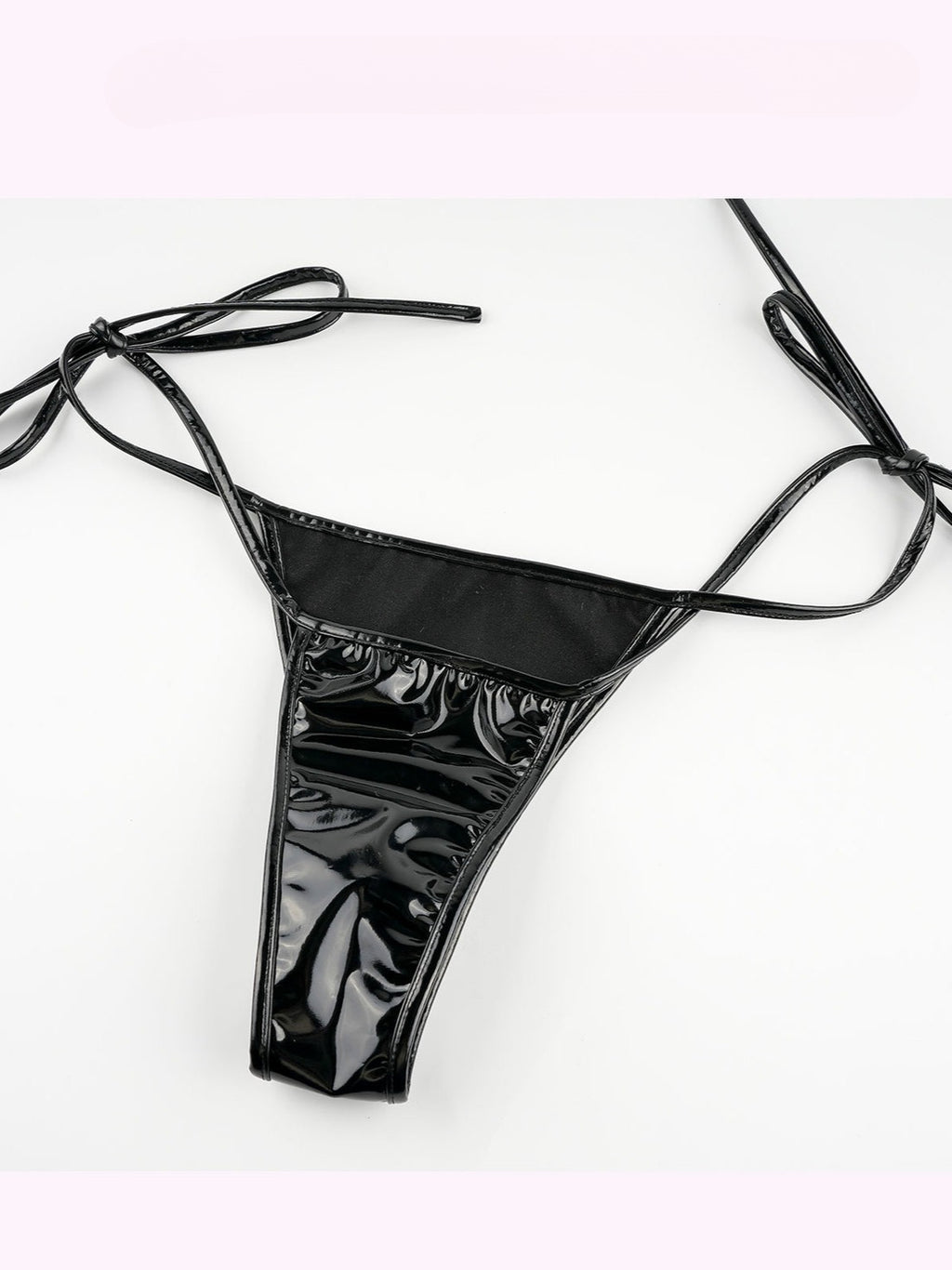 Leather Spider Print Cami Swimwear