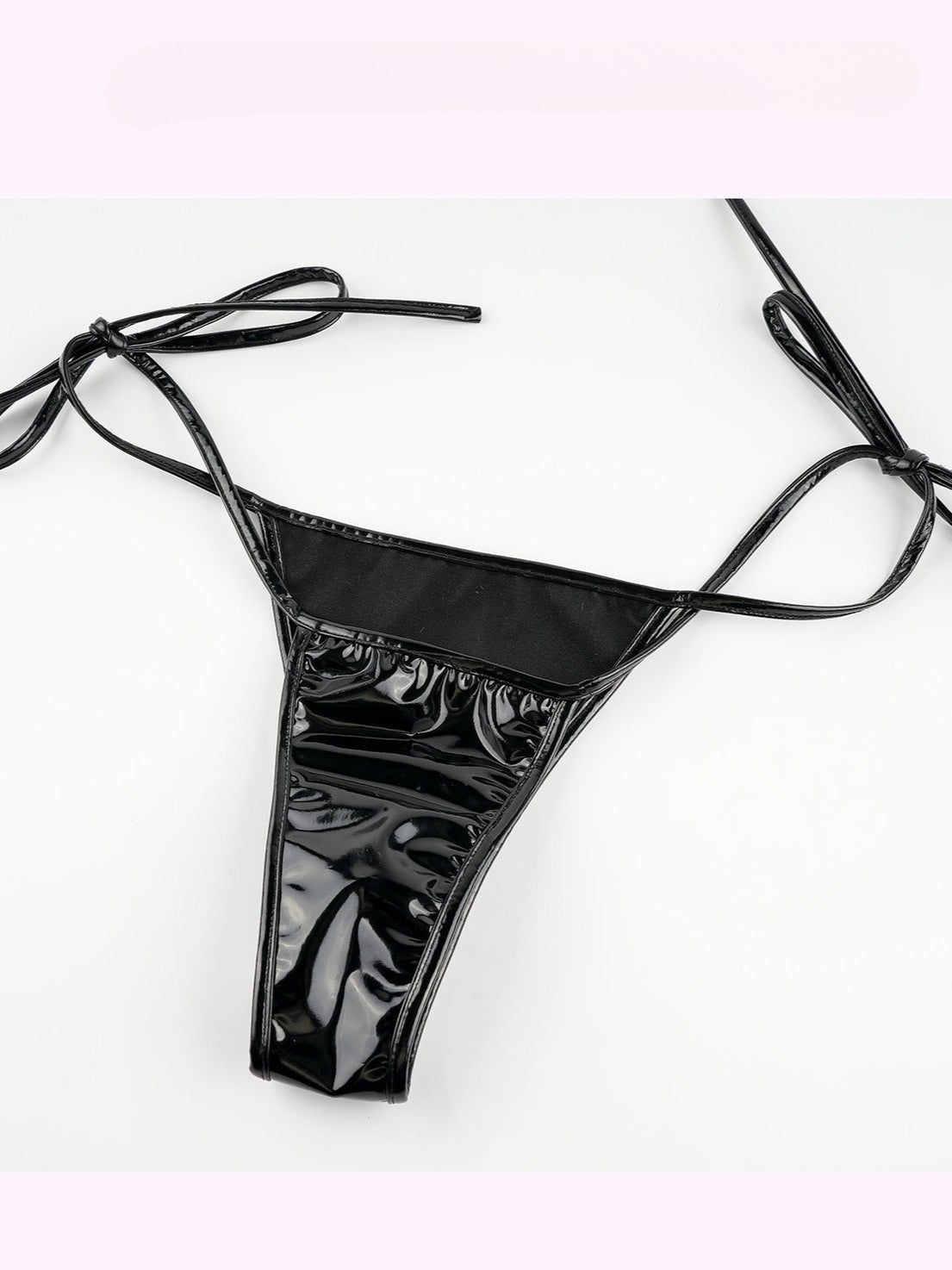Leather Spider Print Cami Swimwear