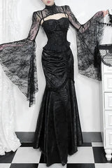 Halloween Pleated Gothic Skirt