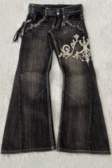 Y2K Style Vintage Denim Pants
