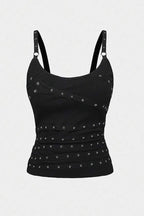 Street Punk Slim Lace Up Camis