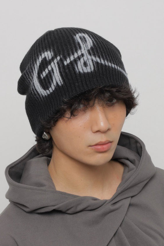 Graffiti Letter Knit Hat Secondary image