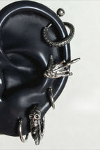 Punk Ghost Hand Skull Stud Earrings