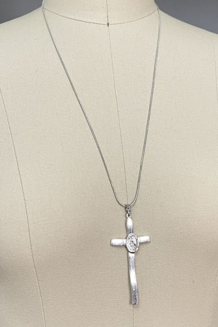 Vintage Cross Dainty Necklace