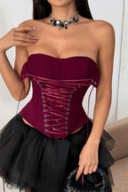Chic Boned Strapless Slimming Corset