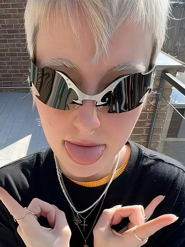 Futuristic Rimless Glasses