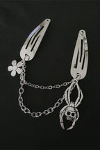 Y2K Gothic Dark Metal Chain Hair Accs