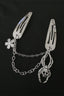 Y2K Gothic Dark Metal Chain Hair Accs
