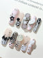 Y2K Piano Key & Musical Note Press On Nails