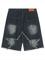 Vintage Star Loose Capri Shorts