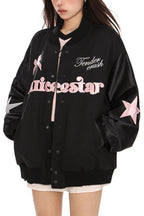 Star Bow Graphic Varsity Jackets