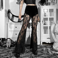 Gothic Lace Cargo Pants