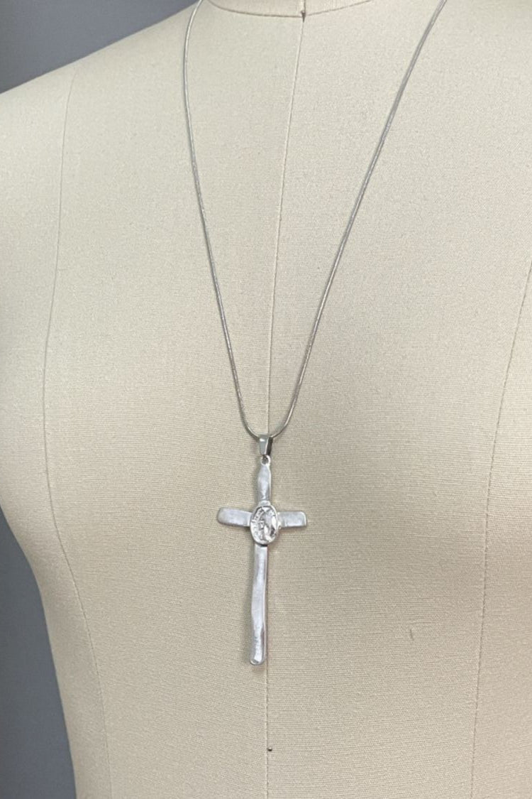 Vintage Cross Dainty Necklace Secondary image