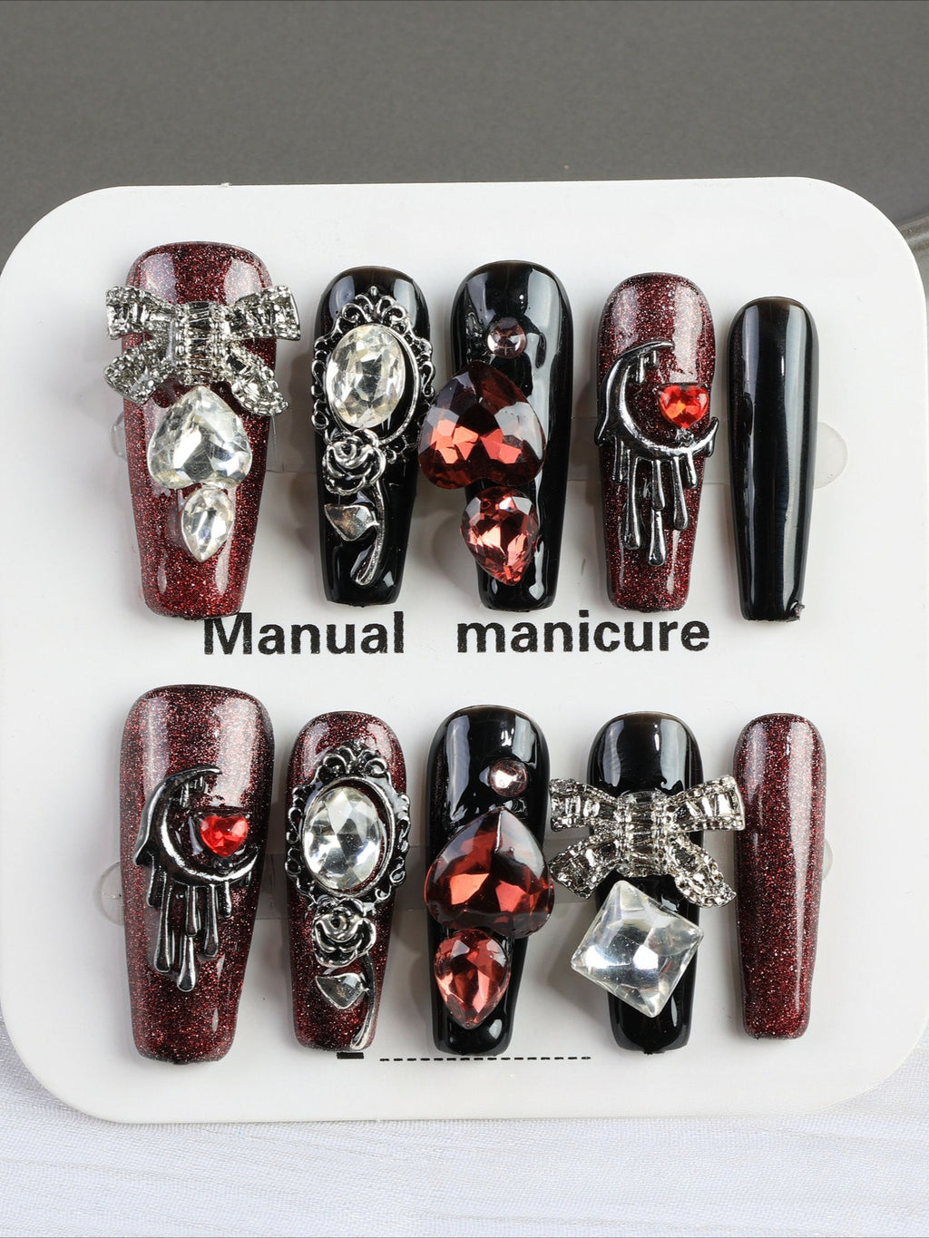 Subculture Dark Star & Moon Press On Nails