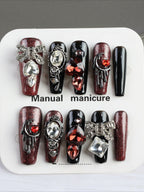 Subculture Dark Star & Moon Press On Nails