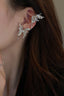 Sculpted Butterfly Ear Climber Earrings