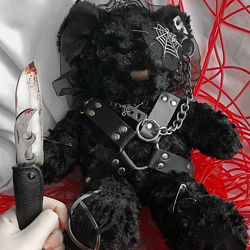 Diablo Design Lolita Halloween Gothic Blood Hell Bear Harajuku Bag Secondary image