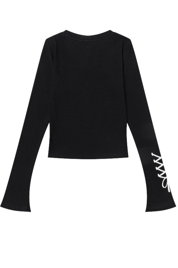 Manga Print Flared Sleeve Cardigans