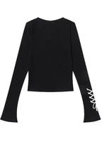 Manga Print Flared Sleeve Cardigans
