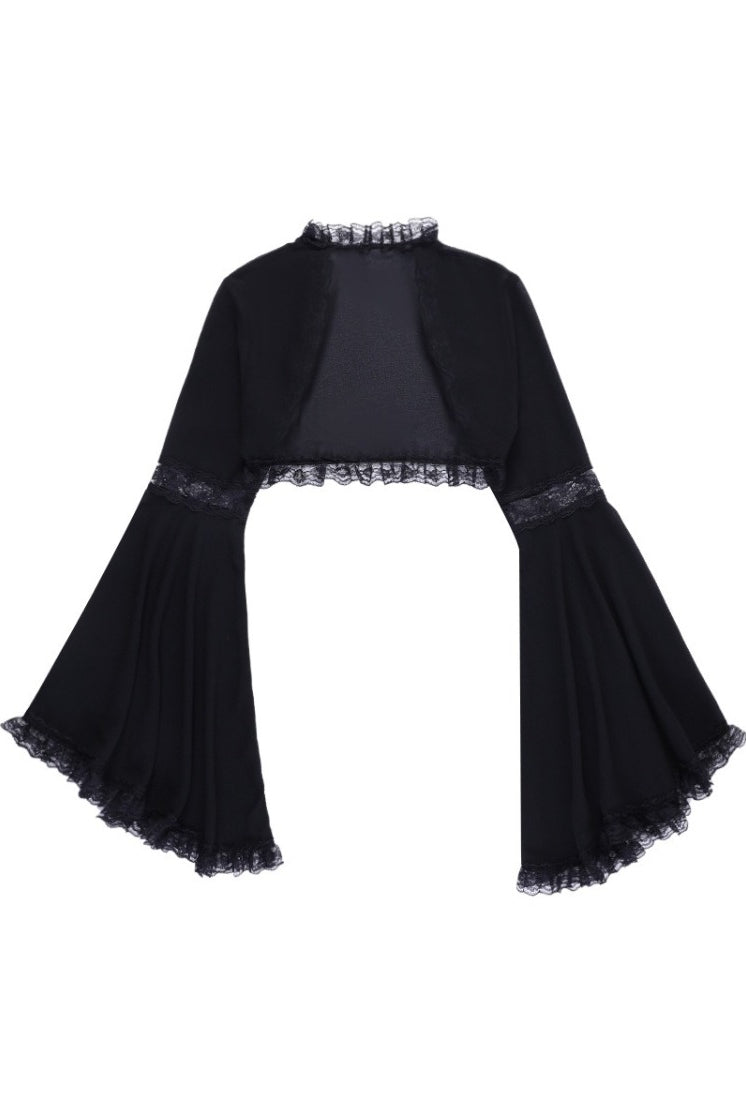 Lace Edge Bell Sleeve Cardigans