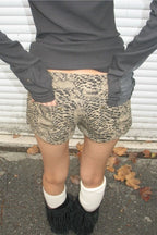 Sexy Low - Rise A - Line Denim Y2K Shorts