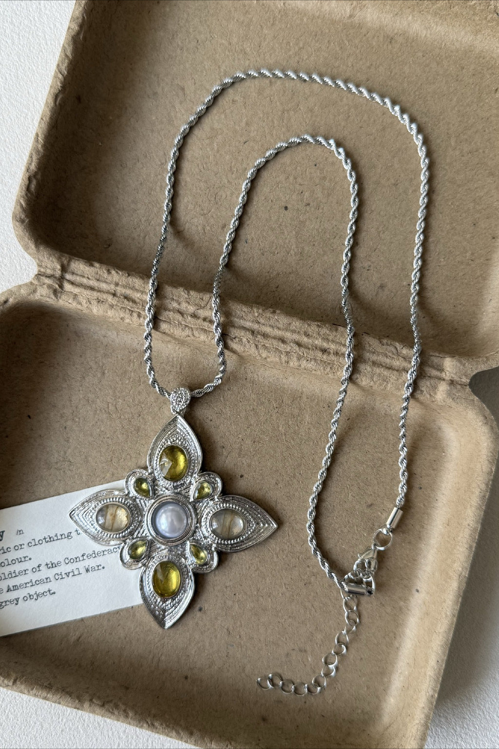Y2K Chic Clover Zircon Necklace