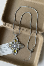Y2K Chic Clover Zircon Necklace