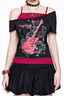 Y2K Vintage Punk Guitar Print Camisole T-Shirt