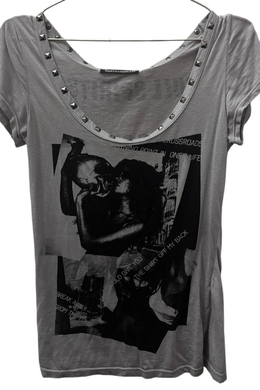 Grey Vintage Love Graphic T-shirt