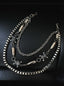 Double Layer Skull Metal Waist Chain