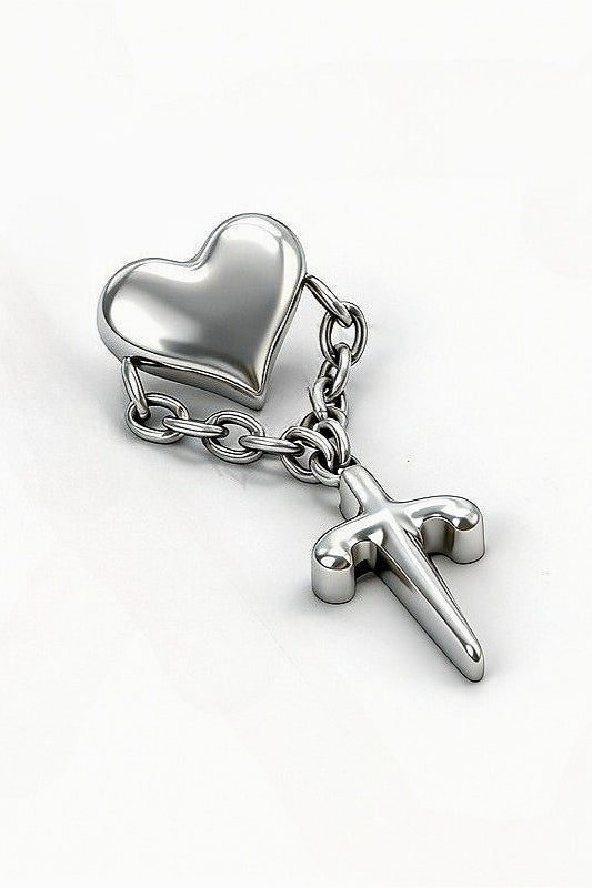 Shiny Angel Wing Lip Stud Main image
