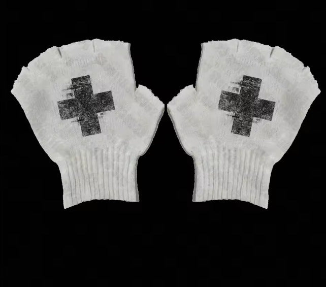 Stretch Knitted Fingerless gloves Main image