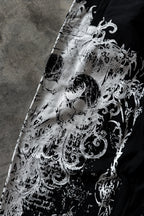 Ornate Snake Print Wide Leg Pants