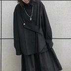 Asymmetric Baggy Gothic Blouse