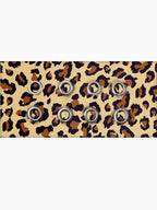 Punk Hollow Eyelet Animal Print Hair Accs