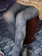Street Style Snake Pattern Tights