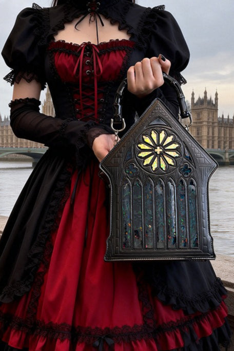 Cathedral Window Gothic Crossbody Bags