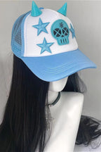 Y2K Baddie Devil Skull Hat