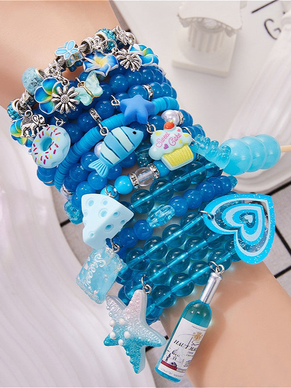 Y2K Colorful Cute Decorative Beaded Bracelet Secondary image