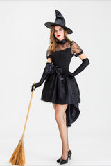 Black Witch Tailcoat Halloween Costume