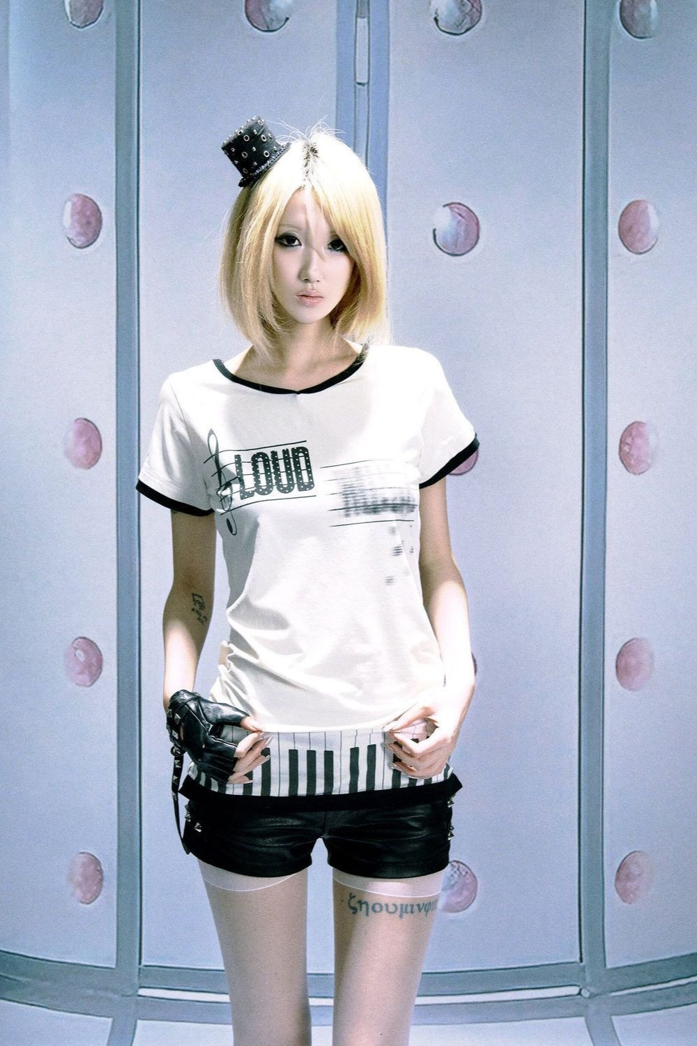 Keyboard Note Printed Vintage T-shirt Secondary image