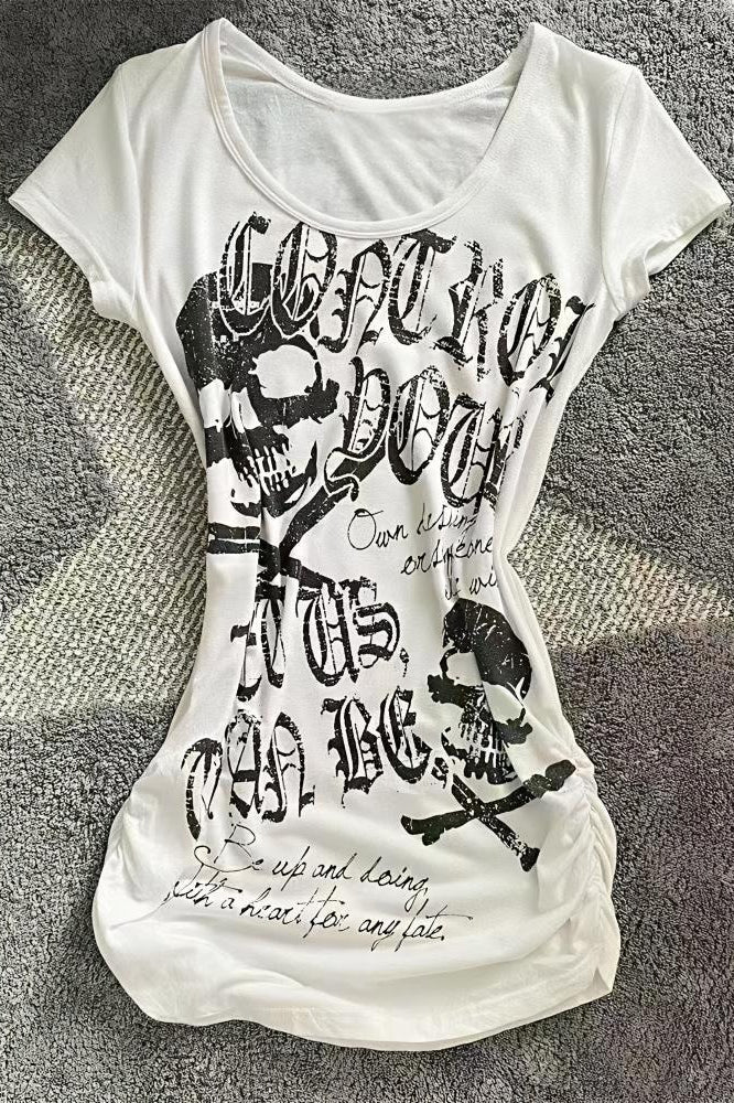 Edgy Cyber Y2K Gothic T-shirt Main image