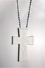 Y2K Rose Cross Card Holder Necklace