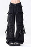 Buckle Pocket Cargo Denim Pants