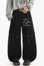 Studded Pocket Wide-Leg Cargo Jeans