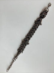 Dark Punk Bug Pattern Bracelet