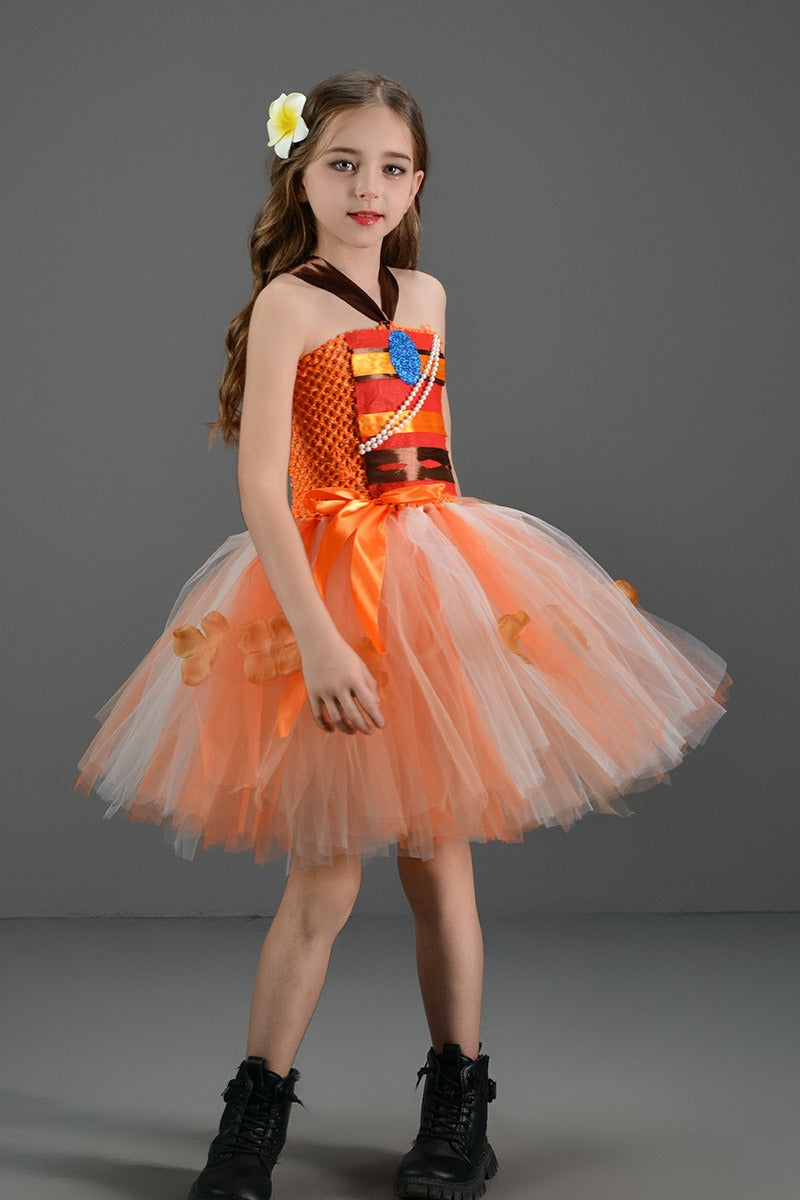 Island Princess Dress Kid Halloween Costume Secondary image